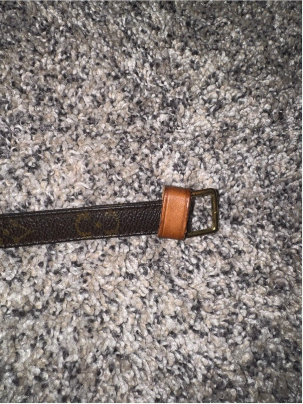 LV Monogram Adjustable Crossbody Strap Shoulder Pad Brown Canvas Bag Strap - Picture 4 of 11